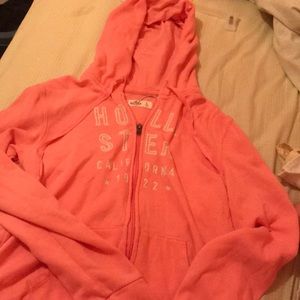 Peach colored Hollister jacket